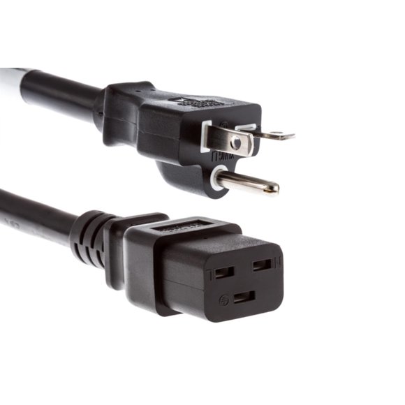 Cable de alimentación CablesAndKits 1,8 m 20 A/125 V 12 AWG