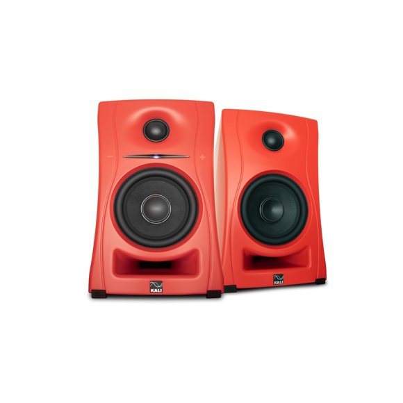 Monitores de estudio KALI AUDIO LP-UNF-R de 4” ultra nearfield, color rojo