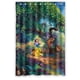 thumbnail image 1 of Cortina de ducha de cuento de hadas de Blancanieves, juego de cortina de baño con ganchos, tamaño 48 x 72 pulgadas, 1 of 3