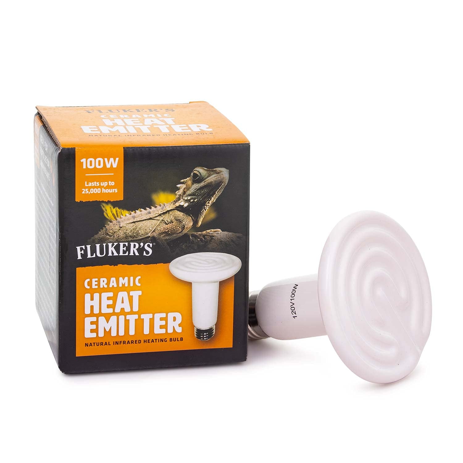 Emisor de calor cerámico Fluker's para reptiles 100W