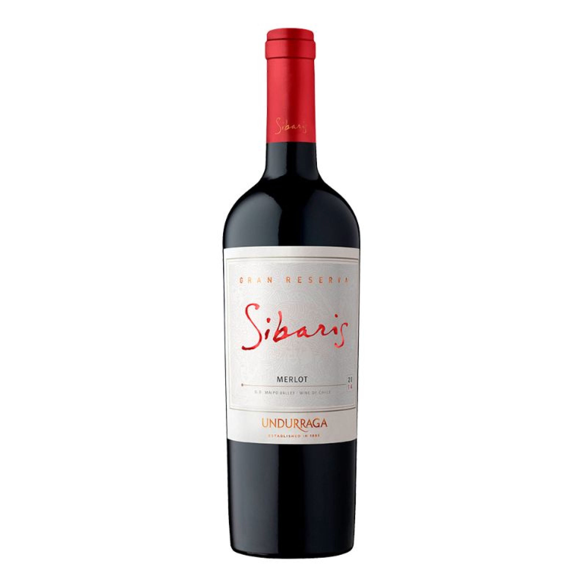 Vino Merlot Botella 750 mL Undurraga