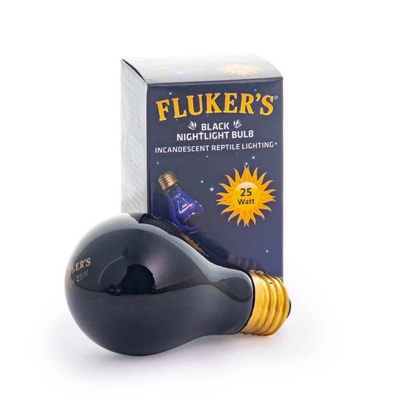 Bombillas nocturnas incandescentes negras de 25 W para reptiles Fluker's