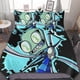 thumbnail image 1 of Invader Zim Juego de ropa de cama de 3 piezas Edredón suave y cómodo Decoración de dormitorio Gif, 1 of 3