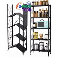 Genérico - Estante Plegable Rack Metálico Organizador Multiuso 5 Niveles