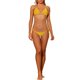 thumbnail image 1 of INSPIRE CHIC Conjunto de Bikini de Mujer con Lazo en el Cuello y Lados, 2 Piezas, Traje de Baño de Cintura Baja con Triángulo, Almohadillas Removibles y Tirantes Ajustables, Talla X-Small, Amarillo, 1 of 5