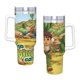 thumbnail image 4 of ¡Vamos, Diego! Vaso aislado de acero inoxidable con asa, diseño temático, regalo para familia, amigos y fans; incluye pajita y encaja en el portavasos estándar, 40 oz, 4 of 6