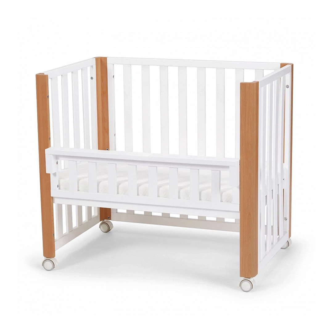 Kinderkraft - Cuna Moises De Madera Koya Blanco