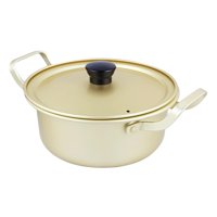 Magideal - Ramen Olla Cocina Ramen Olla Doble Olla De Aluminio Instantáneos Olla Con Tapa Para Senderismo Picnic , 18 Cm