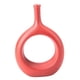 thumbnail image 3 of Florero De Donut Para El Hogar, Dormitorio, Mesa, Florero Con Agujero, Oficina, Decorativo, Rojo, 3 of 3