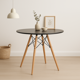 thumbnail image 2 of Mesa de Comedor Eames 80cm redonda - Negra, 2 of 7