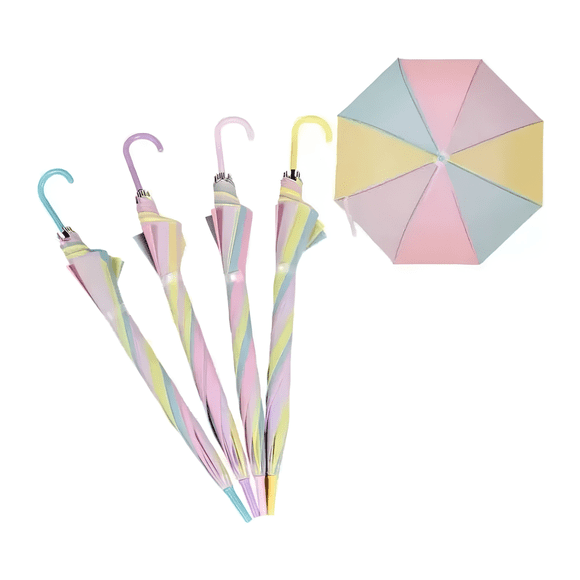 Paraguas De Niñas Paraguas Infantiles Lluvia 90cm Rosa