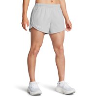 Pantalones Cortos Under Armour Fly De Heathered Para Mujer, Color Gris