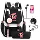 thumbnail image 1 of Twice Large Capacity USB Charging Book Bag Mochila Travel Bag Sana Momo Backpacks Gift Fans Collection, 1 of 3