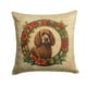 thumbnail image 1 of Cojín Caroline's Treasures Irish Water Spaniel Christmas, 1 of 6