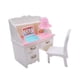 thumbnail image 4 of Silla De Escritorio En Miniatura Para Casa De Muñecas Para Decoración De Sala De Estar Con Computadora Portátil, 4 of 5