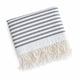 thumbnail image 1 of Toalla Turca Rayada - Gris oscuro, 1 of 2