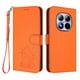 thumbnail image 1 of Funda Volteable tipo Billetera con Correa para Xiaomi POCO M8 Pro 5G, Naranja, 1 of 6