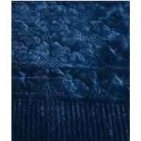 Genérico - Piecera Polar Tela Reversible 95X210 Cm Color Azul