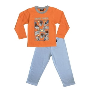 Tiare - Pijama Niño Game Over Naranja 4