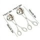 thumbnail image 2 of 1pc/2pcs Meatball Clip, Stainless Steel Non-stick Pot Meatball Maker, Meatball Making Tool Clip, Novice Non-stick Stopper Meatball Spoon, Cooking Spoon, Stainless Steel Kitchen Accessories, 2 of 5