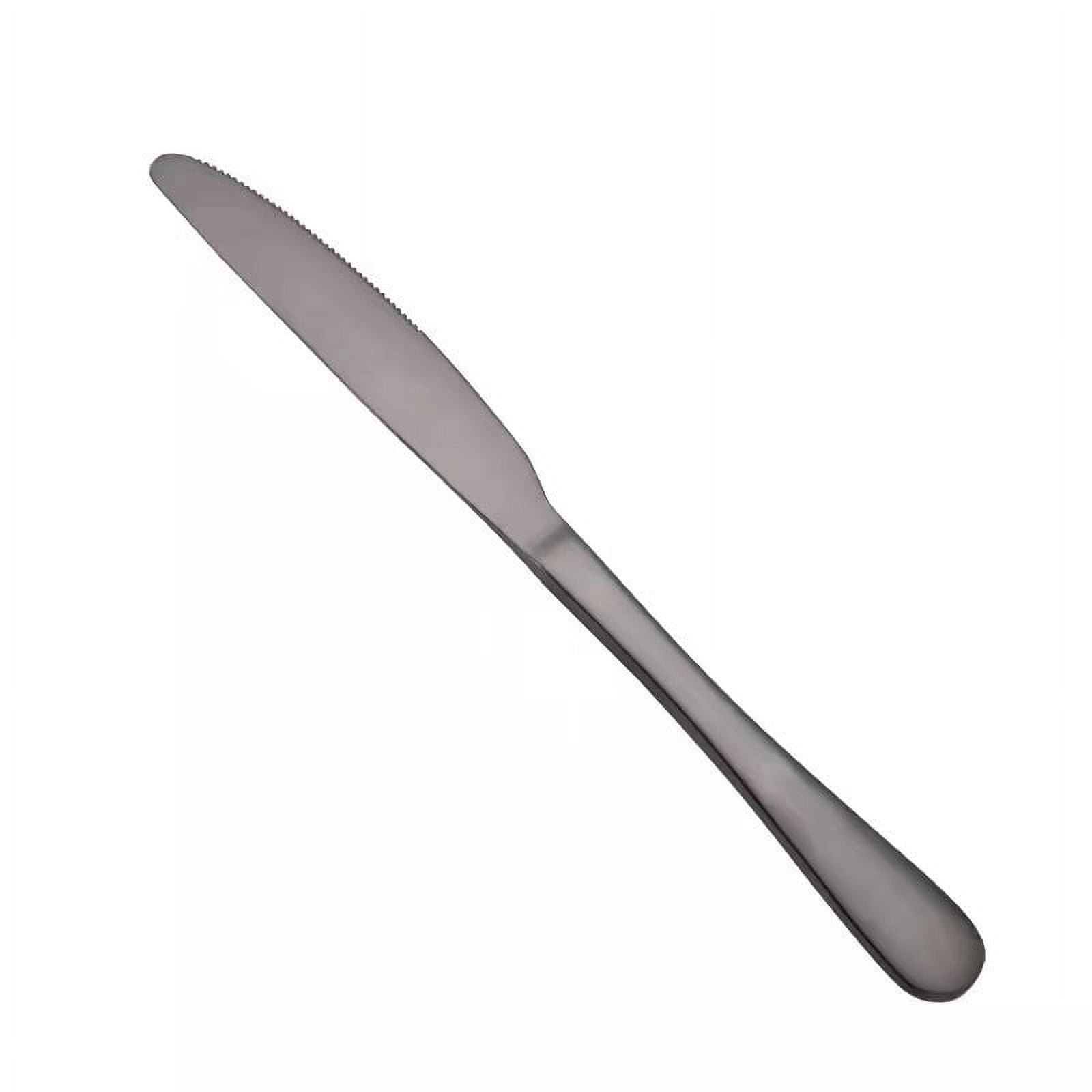Xmhytop 4 Piezas Cubiertos De, Utensilios De Cocina Y Cubiertos Cotidianos,cuchillo De Mesa,negro