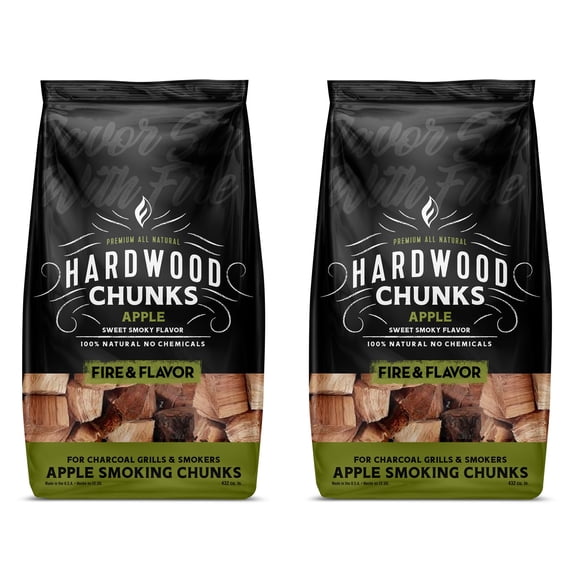 Trozos de madera para ahumar Fire & Flavor de manzano 1,8 kg