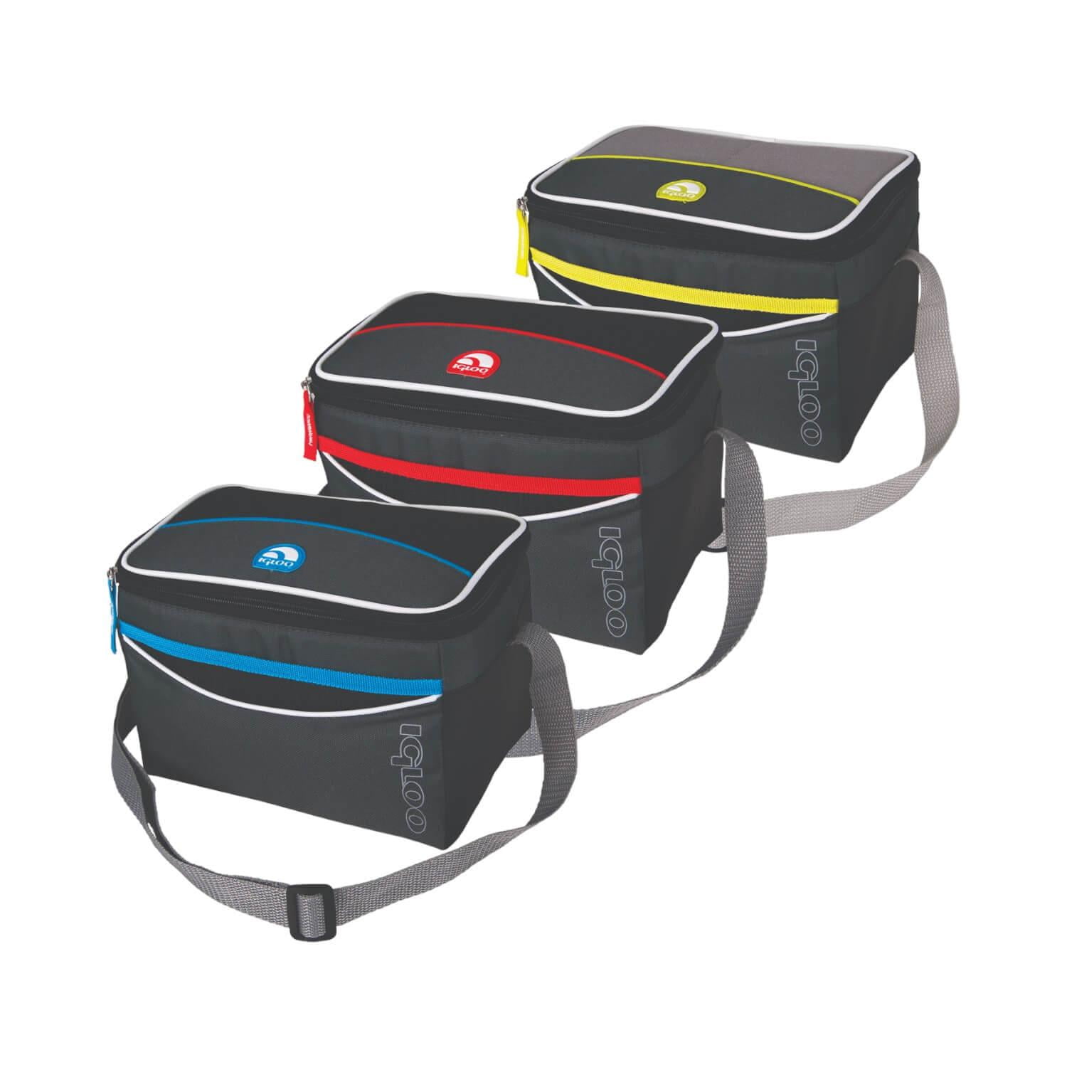 Igloo - Lonchera Soft Cooler 9 Litros / 12 Latas Negro Tamano Unico