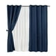 thumbnail image 1 of Set Cortina Blackout Emb. 8pzas Arg. 140x220 Azul Marino Frutillar, 1 of 3