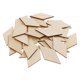 thumbnail image 3 of formas de rombo natural inacabado muestra placa de madera artesanía 30 unids 60x30mm, 3 of 5