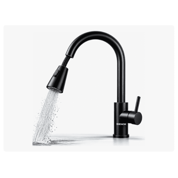 Llave Monomando Lavaplatos Extensible 2 Modos Cocina Niquel