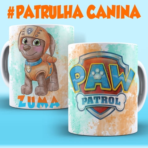 Arumistorechile - Tazon Taza Colección Paw Patrol Zuma
