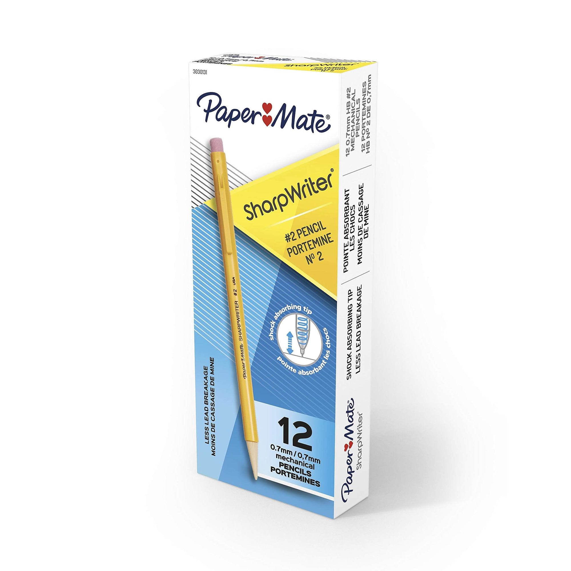 Paper Mate‌ - Lápices Mecánicos Paper Mate Sharpwriter 0,7 Mm Hb 12 Unidades