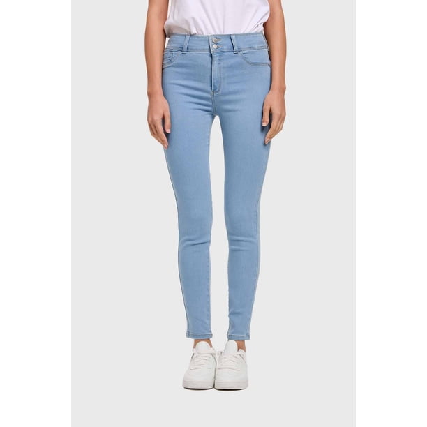 Jeans Mujer Skinny Jenny Celeste