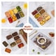 thumbnail image 5 of Bandeja dividida para servir, caja para aperitivos Dingerjar con tapa y asa, 5 of 7