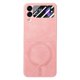 thumbnail image 1 of Magnetic Slim Case for Samsung Galaxy Z Flip 4 with Camera Guard & Anti-Scratch Back Pink, 1 of 6