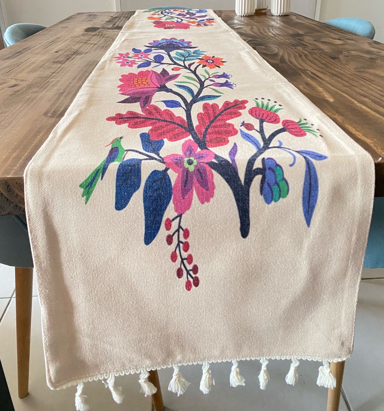 Todo Hogar Santiago Chile - Camino De Mesa Estampado