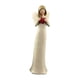 thumbnail image 4 of Resin Angel Figurine Sosteniendo El Corazón Estatua Del ángel Para La Sala De Estar De Interior Del Estante, 4 of 5