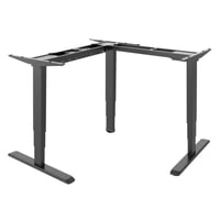 Ergostore - Base De Escritorio Alzable Negra Dual Motor En L