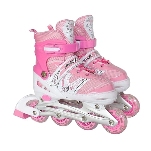 Magideal - Patines En Línea Para Niños, Suaves Y Cómodos, Para Principiantes. Rosa S