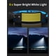 thumbnail image 2 of Linterna frontal recargable Smiling Shark de 230° de ángulo amplio con LED, 2 of 7