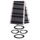 thumbnail image 4 of Tela de repuesto para sillón reclinable, tela de repuesto , silla de gravedad, malla de repuesto para sillón reclinable para interiores , Negro Gris + Cuerda, 4 of 5