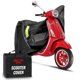 thumbnail image 1 of Badass Moto Funda Impermeable para Scooter y Ciclomotor – Compatible con Vespa, Honda y Más, Negra, 1 of 9