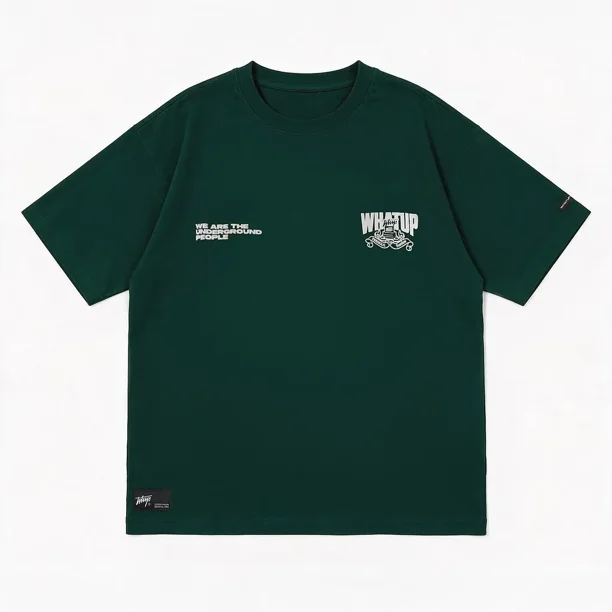 Polera hombre Oversize Dreamers Green Whatup