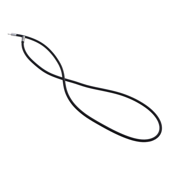 Mujer Collar Negro Goma Se?ora Pulsera Joyas Chica Accesorios 55cm