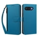 thumbnail image 1 of Funda Tipo Billetera para Google Pixel 9A con Soporte y Bolsillo con Cierre Azul, 1 of 1
