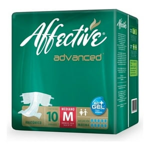 Chicolastic - Pañal Para Adulto Affective Protect Mediano Paq. Con 10 Pzs