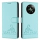 thumbnail image 5 of Funda tipo cartera FOXDOCK para Realme 12 5G con soporte, ranuras, RFID, diseño de gato, 5 of 5