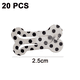thumbnail image 2 of Pinzas para el pelo con forma de hueso de 1 pulgada, accesorios para el cuidado de mascotas, para perros, gatos y cachorros, paquete de 20, 2 of 5