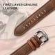 thumbnail image 3 of Correa de reloj EDIMENS compatible con piel Apple Watch de 45 mm/42 mm, 3 of 8