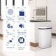 thumbnail image 2 of Bote de basura BestOffice con sensor automático sin contacto, 50 L, blanco, 2 of 7